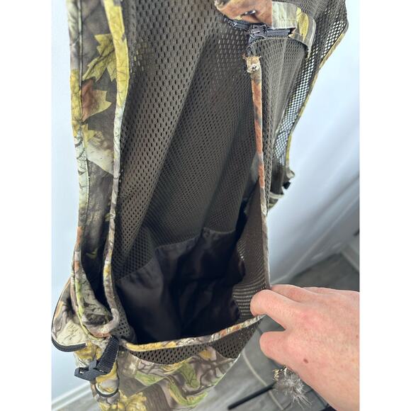 Master Sportsman Camo Hunting Vest Safety Orange Flaps Outdoors XL Bird Pocket - Picture 12 of 12